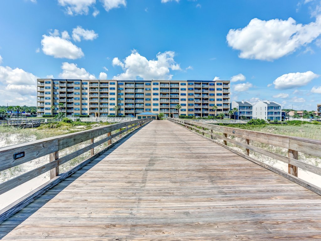 Beachfront Family Condo w/ Pool, Fishing, and Pier Access | Amelia by the Sea Vacation Rental in Florida - RedAwning