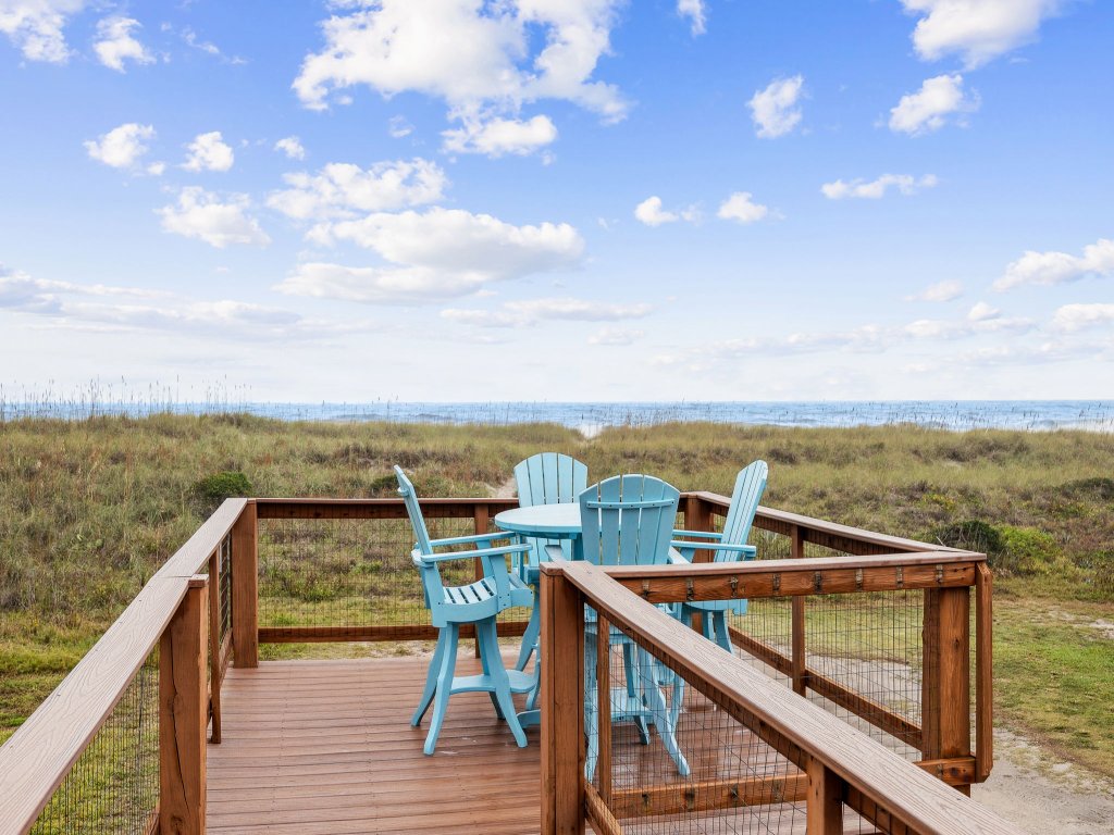 Spacious Beachfront Duplex - Top Floor -  Dog Friendly | 124 S Fletcher Vacation Rental in Fernandina Beach - RedAwning