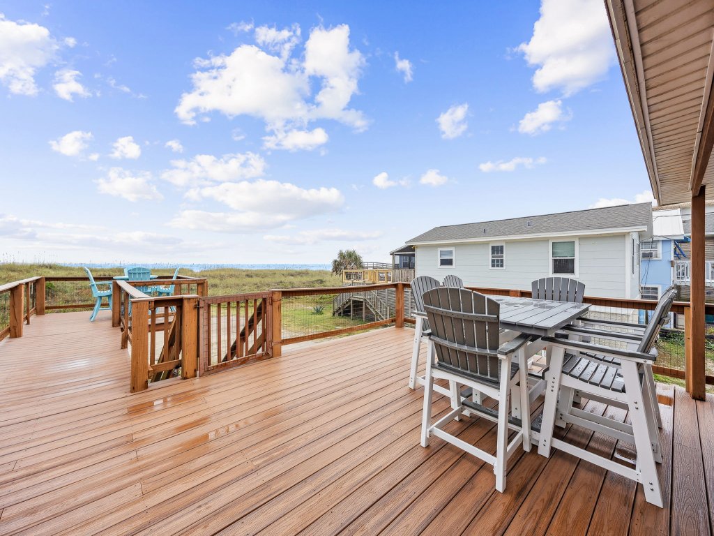 Spacious Beachfront Duplex - Top Floor -  Dog Friendly | 124 S Fletcher Vacation Rental in Fernandina Beach - RedAwning