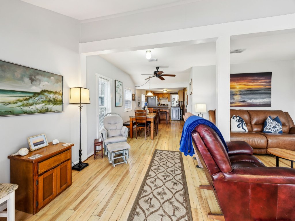Spacious Beachfront Duplex - Top Floor -  Dog Friendly | 124 S Fletcher Vacation Rental in Fernandina Beach - RedAwning