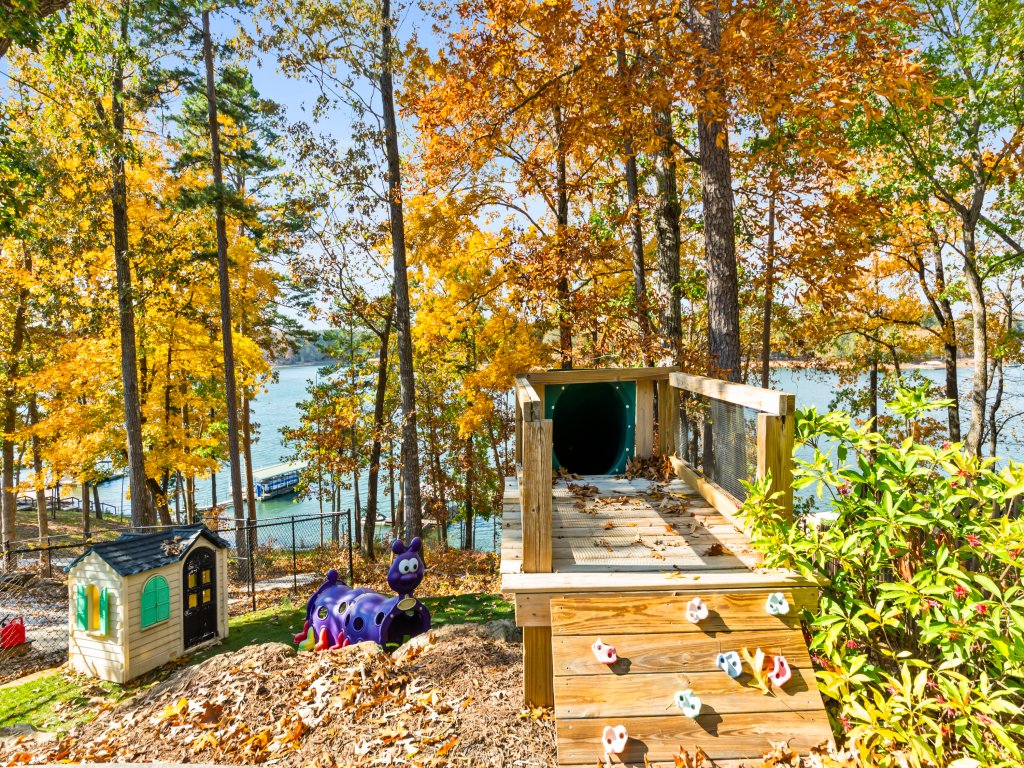 Hartwell Haus with Dock & Playground Vacation Rental in South Carolina - RedAwning