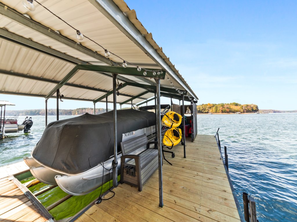 Hartwell Haus with Dock & Playground Vacation Rental in South Carolina - RedAwning