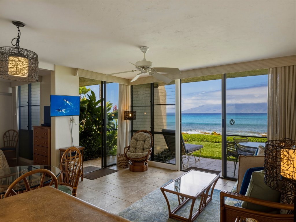 Oceanfront Maui Point Condo Sleeps 4 - Unit A3 Vacation Rental in Lahaina - RedAwning
