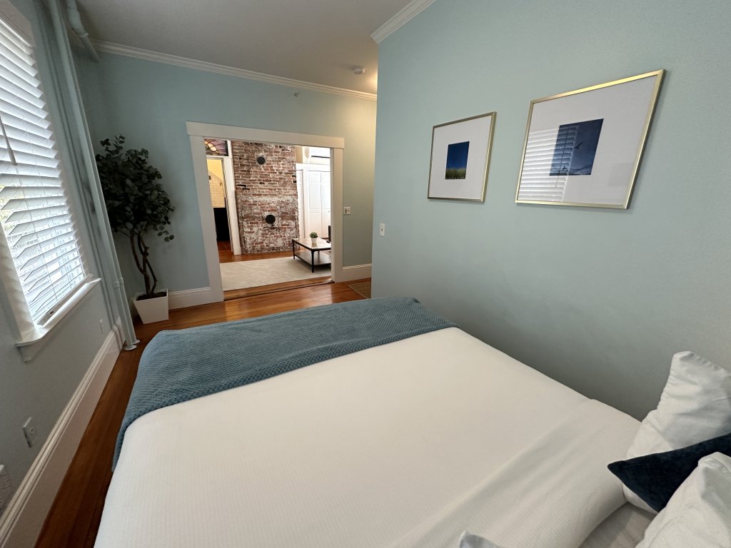 Exposed Brick Suite 1 Bed/ 1 Bath/ Pullout Sofa Vacation Rental in Rhode Island - RedAwning