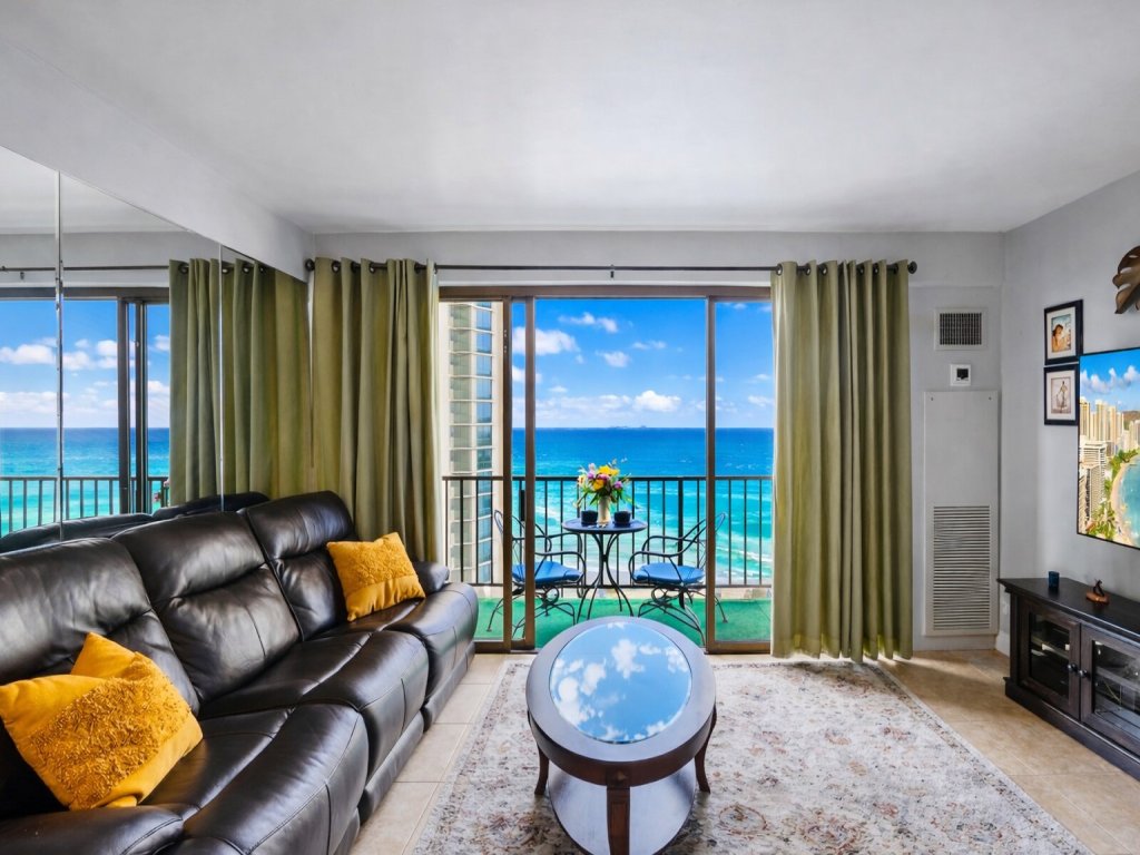 Peaceful Ocean View Apartment @ FP Vacation Rental in Honolulu - RedAwning