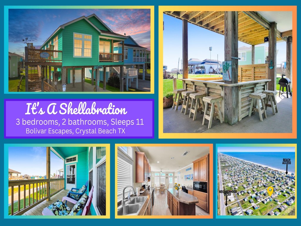 It's a Shellabration Vacation Rental in Texas - RedAwning