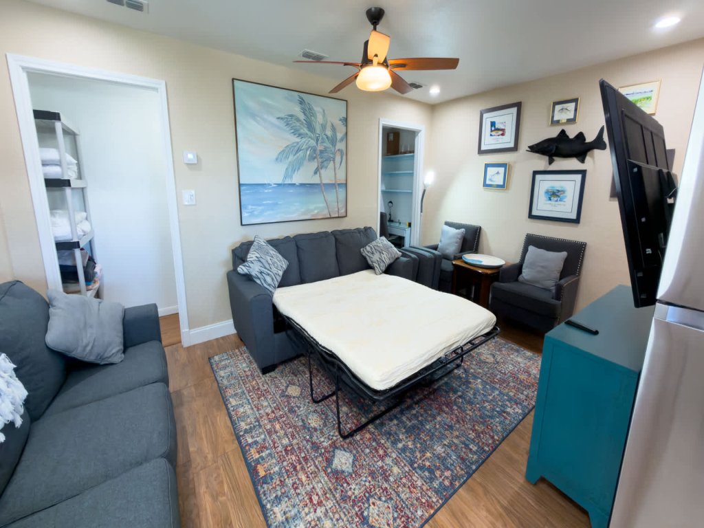 Channelfront - Dock - Fishing - BBQ - Deck Vacation Rental in Port Isabel - RedAwning