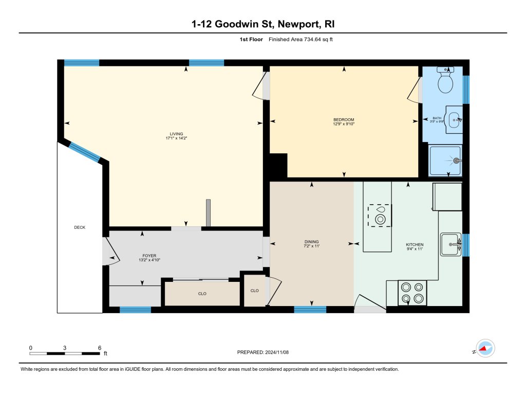 12 Goodwin Unit 1 Vacation Rental in Rhode Island - RedAwning