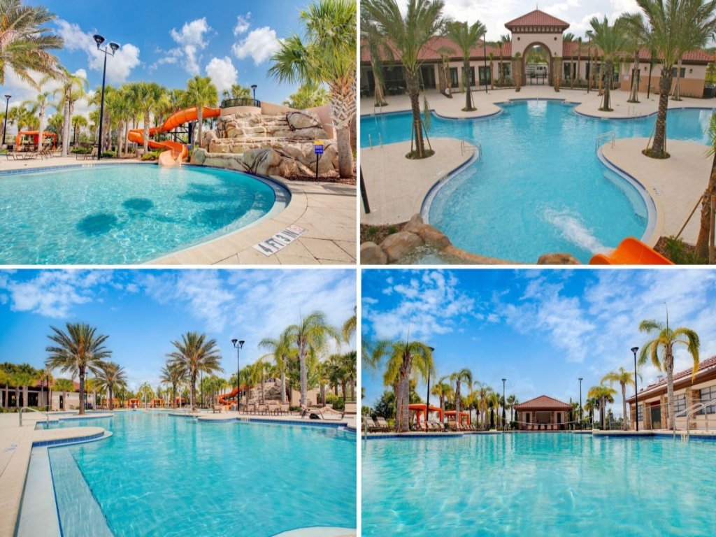 5 Bed With Privacy Hedges Around Pool & Spa Vacation Rental in Davenport - RedAwning