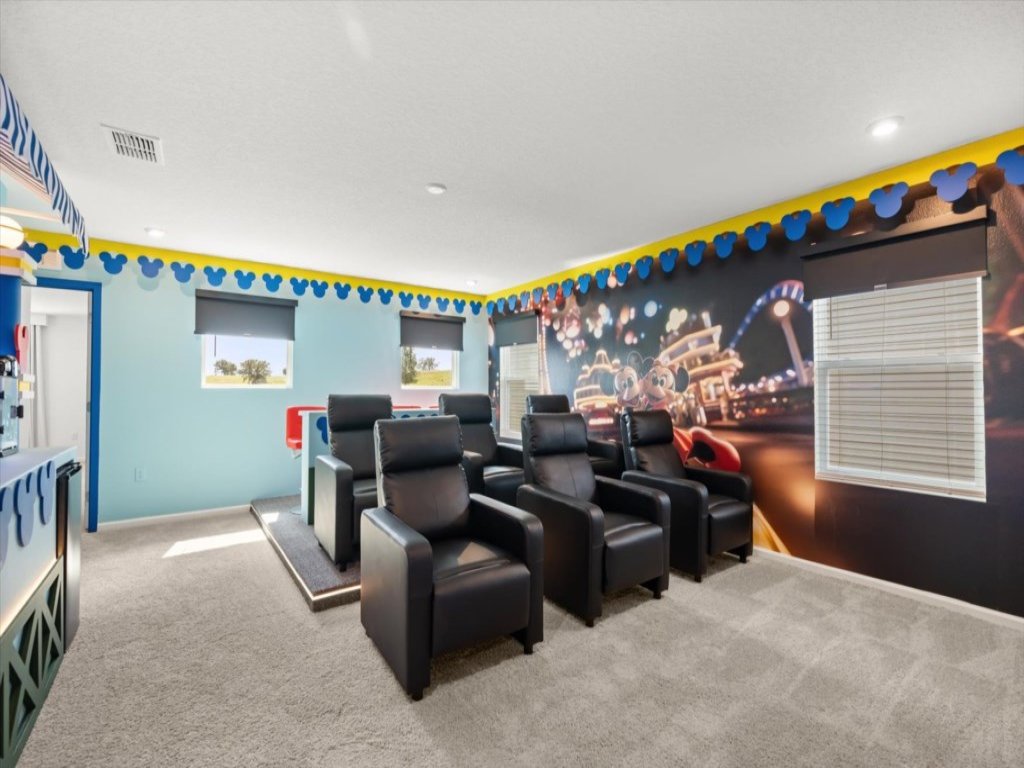 Grand Luxury Pool & Theater With Themed Rooms Vacation Rental in Kissimmee - RedAwning