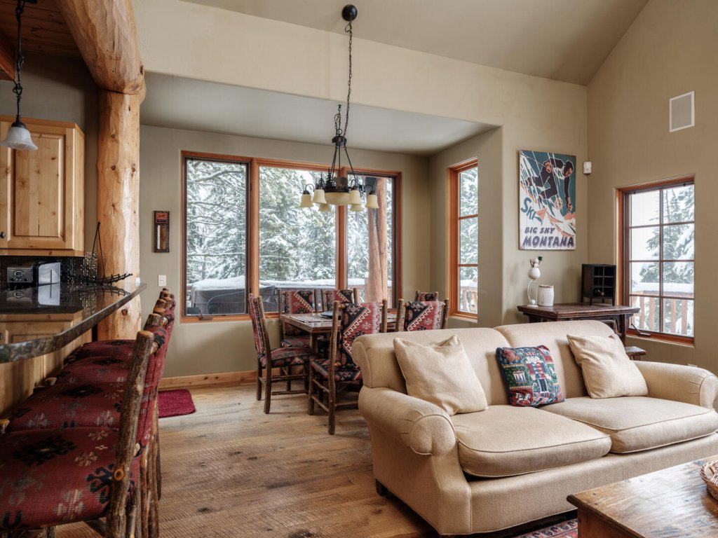 7 Mountain Home Vacation Rental in Big Sky - RedAwning