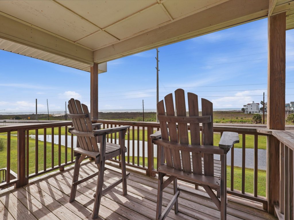 Serene Coastal Escape with Gulf Views Vacation Rental in Galveston - RedAwning