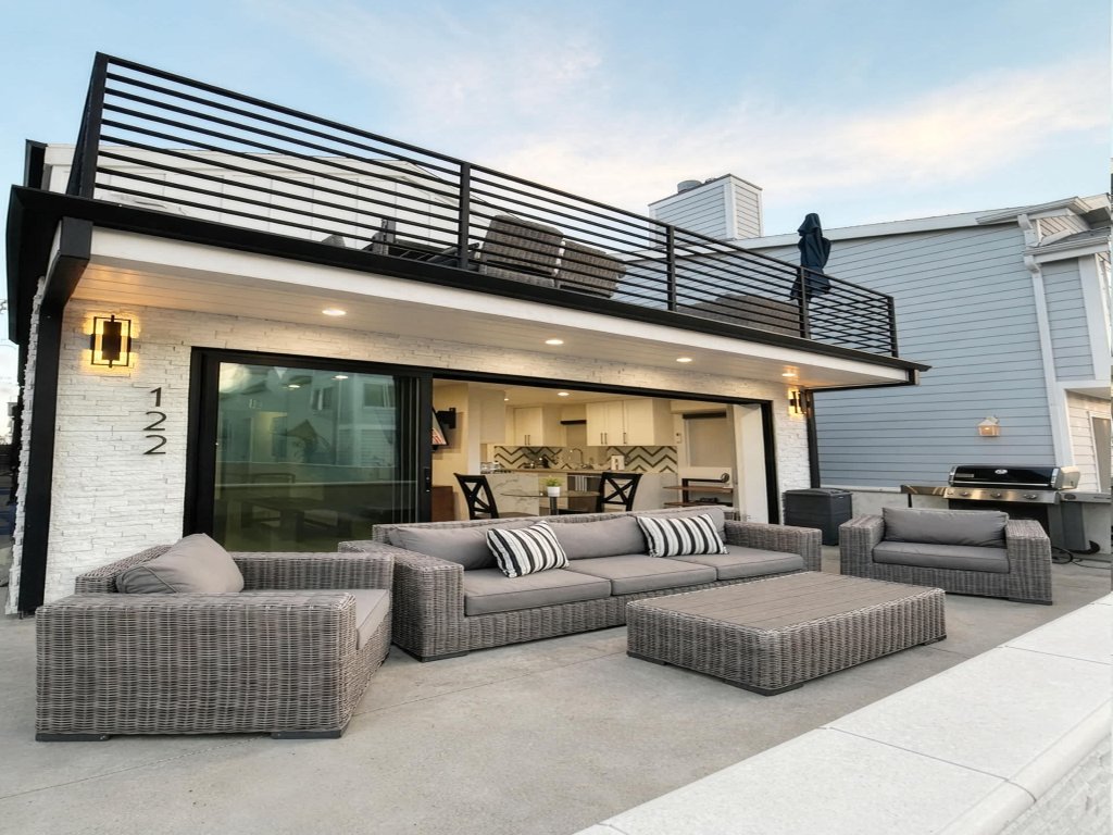 122 36th St A & B | Gorgeous + Modern Oasis w/ Huge Front Patio Vacation Rental in Newport Beach - RedAwning