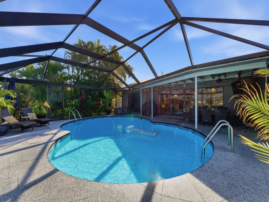 Waterfront Luxury Micro Resort Heated Salt Pool Vacation Rental in Cape Coral - RedAwning