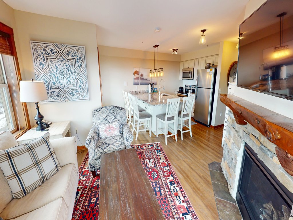 Rimfire 211 - Brigham Two Bedroom Condo Vacation Rental in Snowshoe - RedAwning