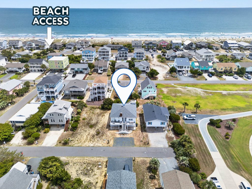 Sea Monkeys Beach Cottage / 317 Sandpiper Lane Vacation Rental in Holden Beach - RedAwning