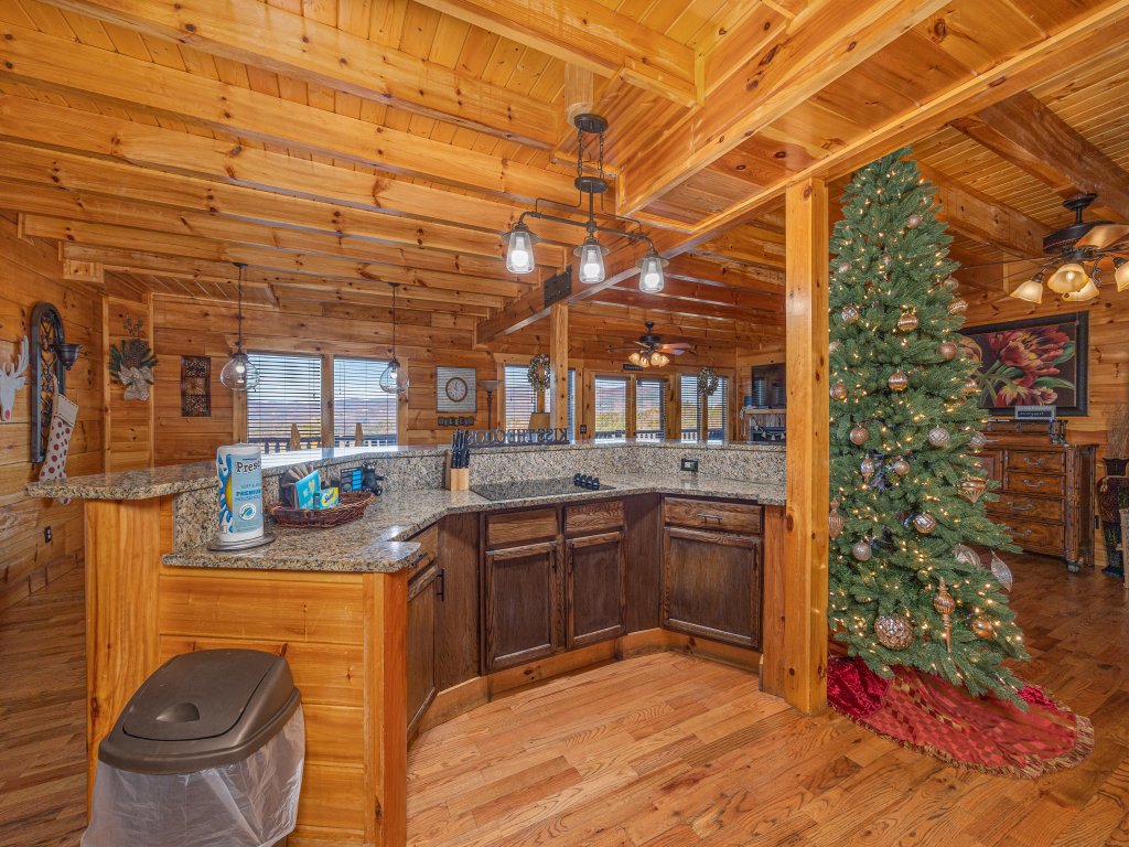 Splendid Mountain Cabin with Expansive View Vacation Rental in Sevierville - RedAwning