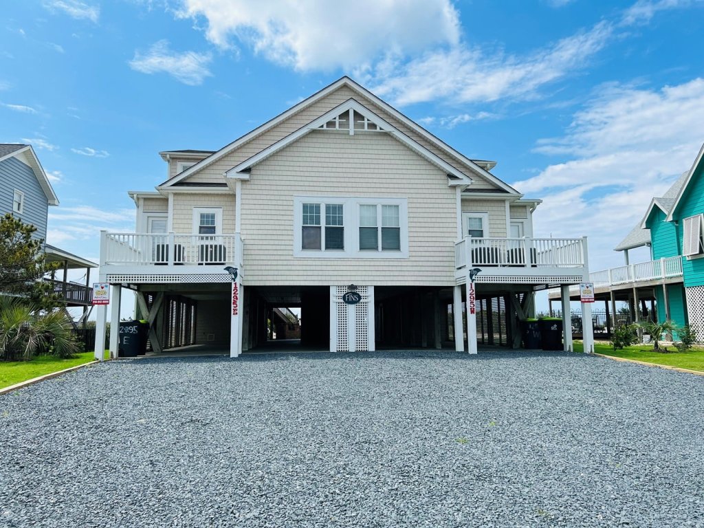 FINS to the Left / 1295 Ocean Blvd West Vacation Rental in Holden Beach - RedAwning