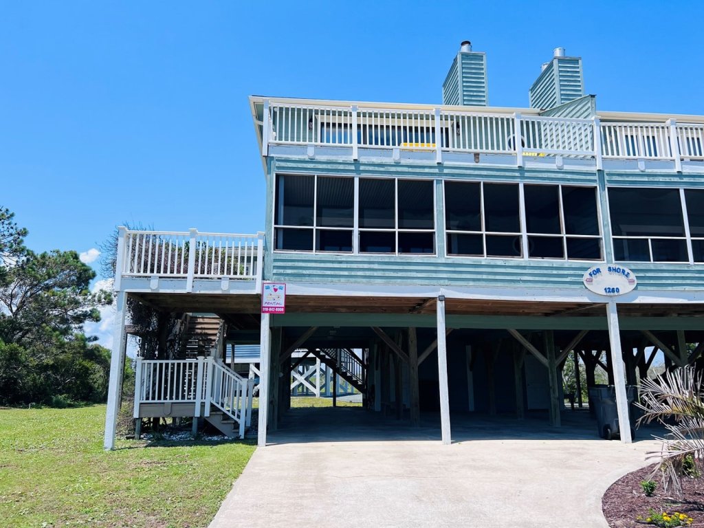 Fore Shore West - Duplex / 1260 Ocean Blvd W Vacation Rental in Holden Beach - RedAwning