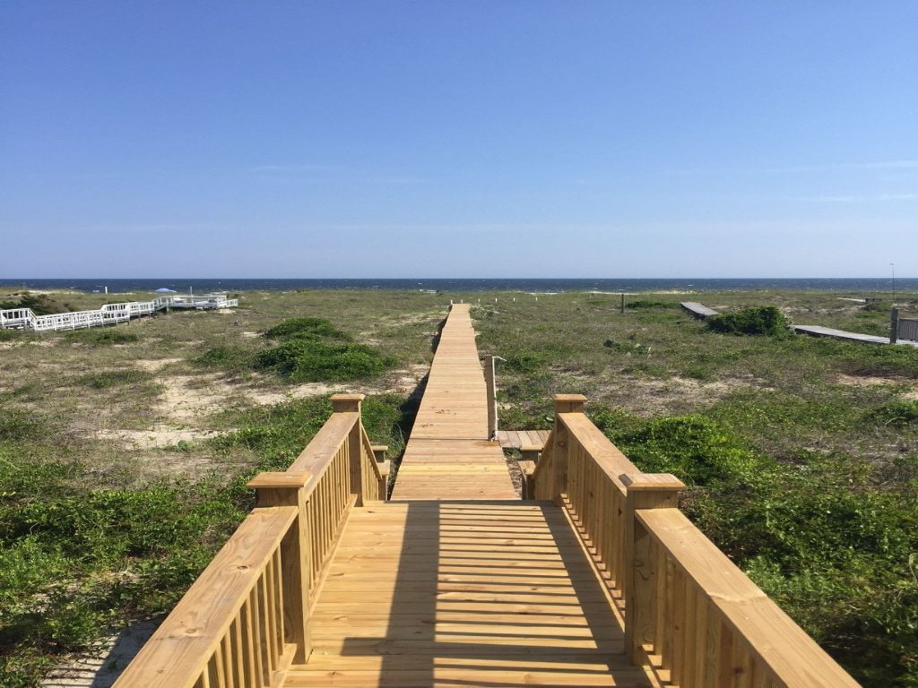 Dune Deck South - Duplex / 1199 Ocean Blvd West Vacation Rental in Holden Beach - RedAwning