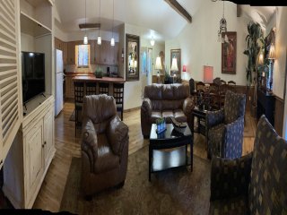 C24- Lake view three bedroom, three bath Harbor North luxury cottage with private hot tub overlooking Lake Ouachita